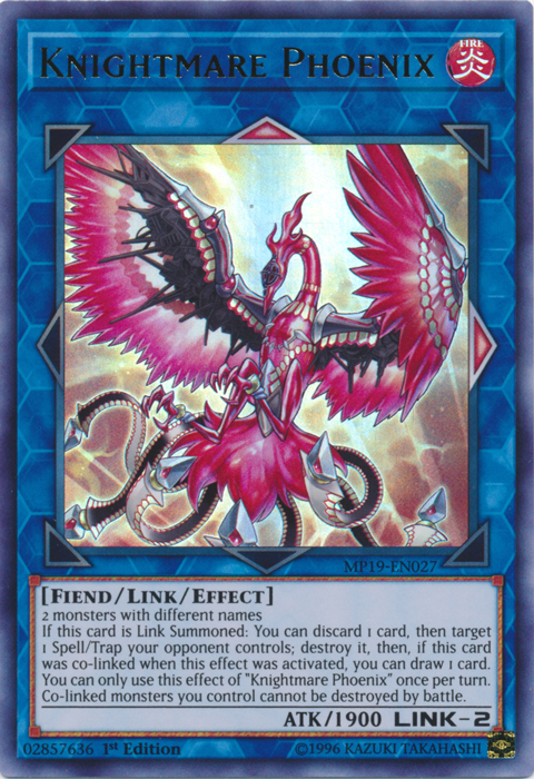 Knightmare Phoenix [MP19-EN027] Ultra Rare | Anubis Games and Hobby