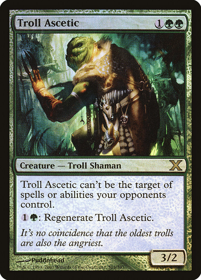 Troll Ascetic (Premium Foil) [Tenth Edition] | Anubis Games and Hobby