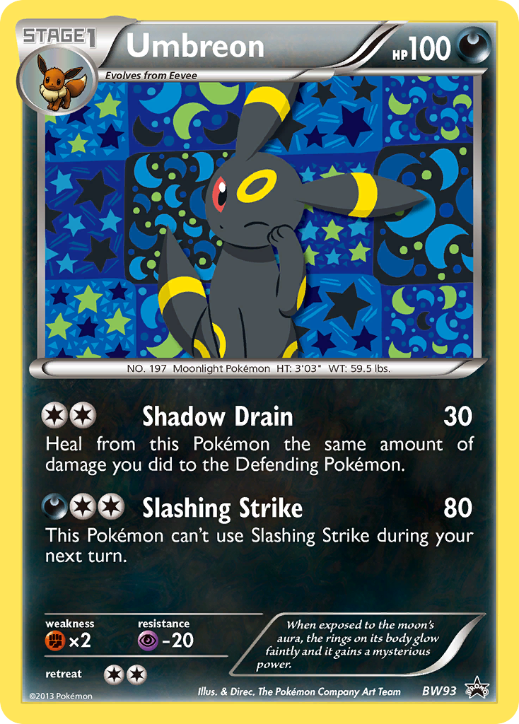 Umbreon (BW93) [Black & White: Black Star Promos] | Anubis Games and Hobby