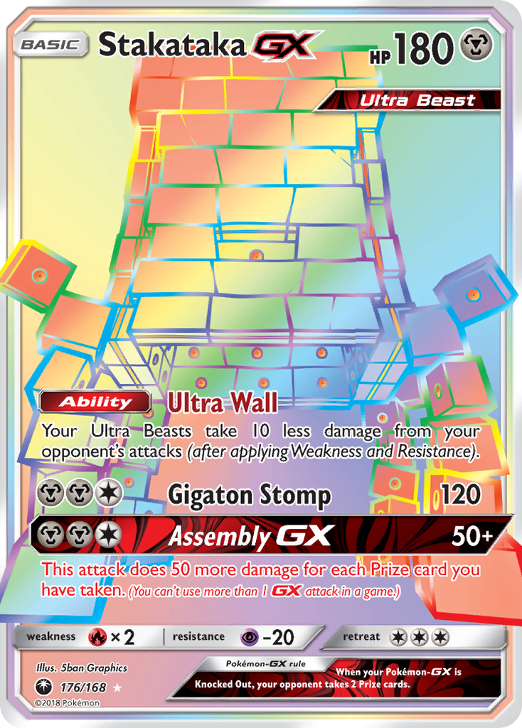 Stakataka GX (176/168) [Sun & Moon: Celestial Storm] | Anubis Games and Hobby