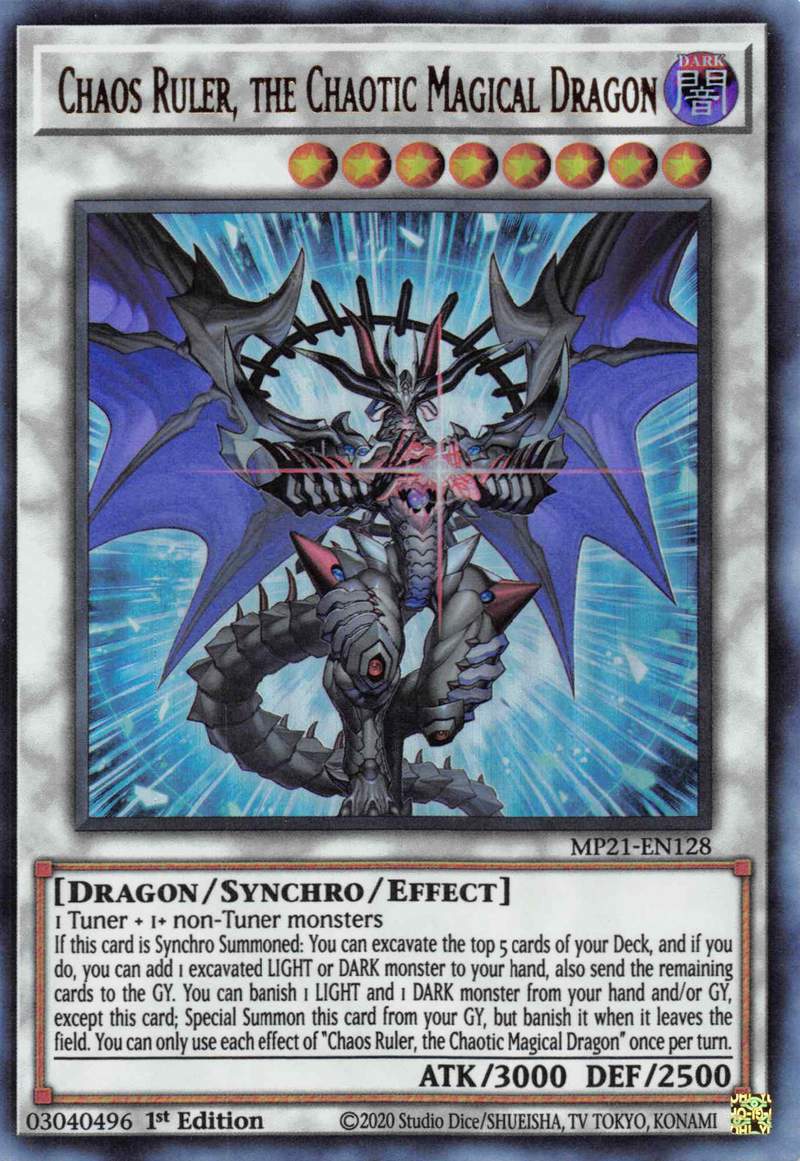 Chaos Ruler, the Chaotic Magical Dragon [MP21-EN128] Ultra Rare | Anubis Games and Hobby