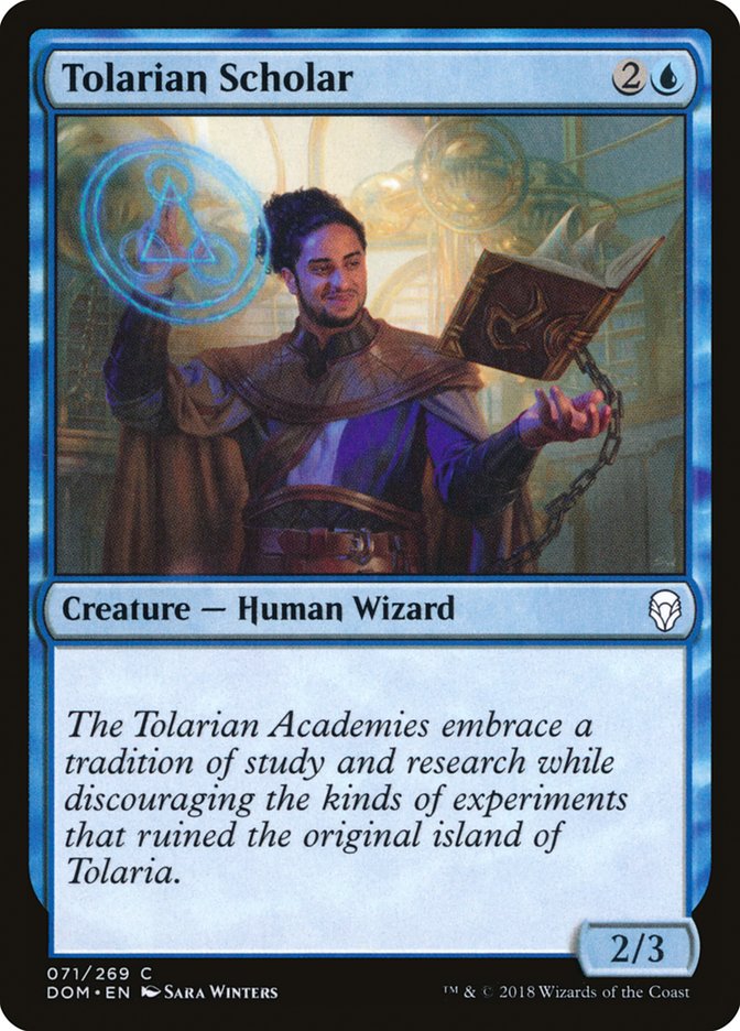 Tolarian Scholar [Dominaria] | Anubis Games and Hobby