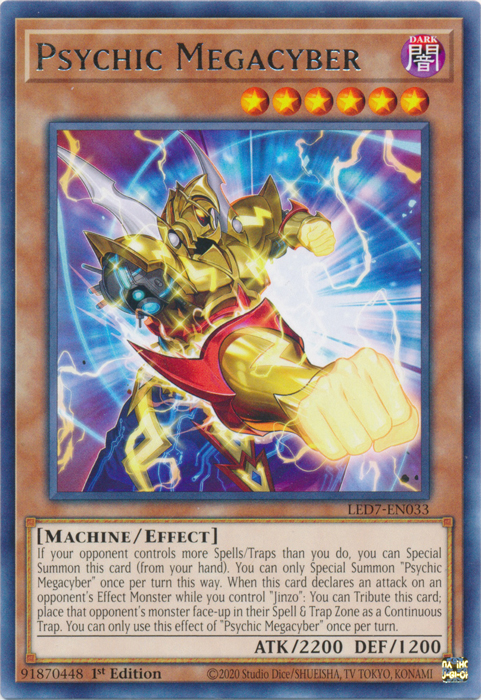 Psychic Megacyber [LED7-EN033] Rare | Anubis Games and Hobby