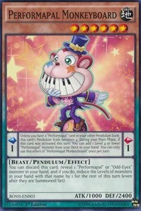 Performapal Monkeyboard [Breakers of Shadow] [BOSH-EN003] | Anubis Games and Hobby