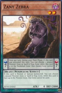 Zany Zebra [Breakers of Shadow] [BOSH-EN042] | Anubis Games and Hobby