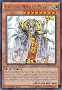 Ehther the Heavenly Monarch [Structure Deck: Emperor of Darkness] [SR01-EN000] | Anubis Games and Hobby