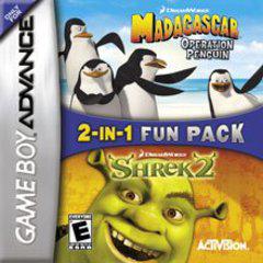 Madagascar Operation Penguin and Shrek 2 - GameBoy Advance | Anubis Games and Hobby