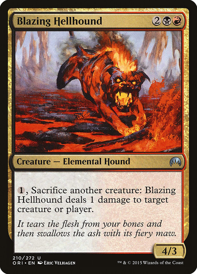 Blazing Hellhound [Magic Origins] | Anubis Games and Hobby