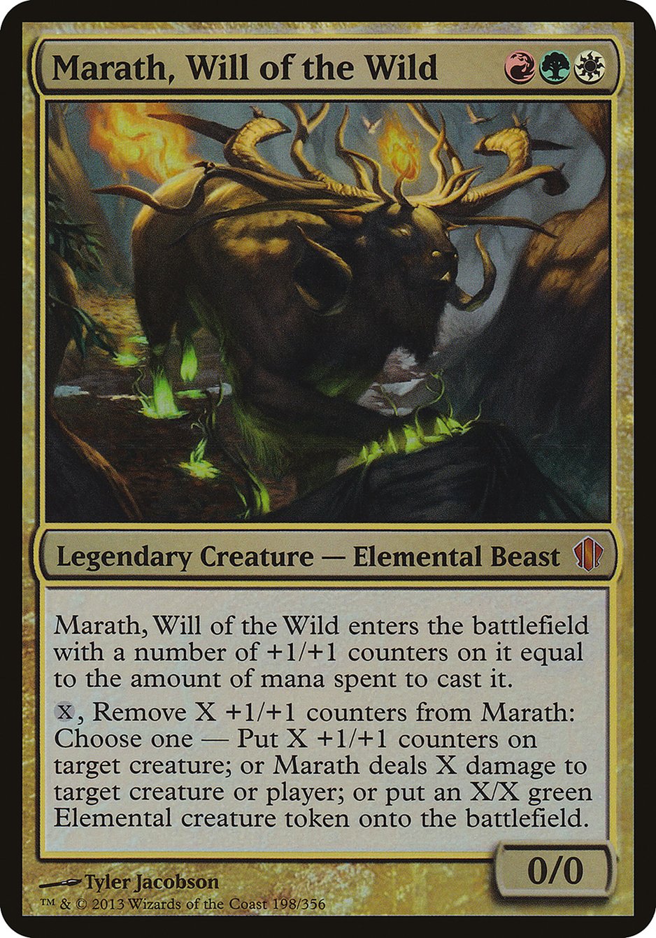 Marath, Will of the Wild (Oversized) [Commander 2013 Oversized] | Anubis Games and Hobby