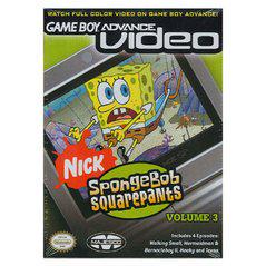 GBA Video SpongeBob SquarePants Volume 3 - GameBoy Advance | Anubis Games and Hobby