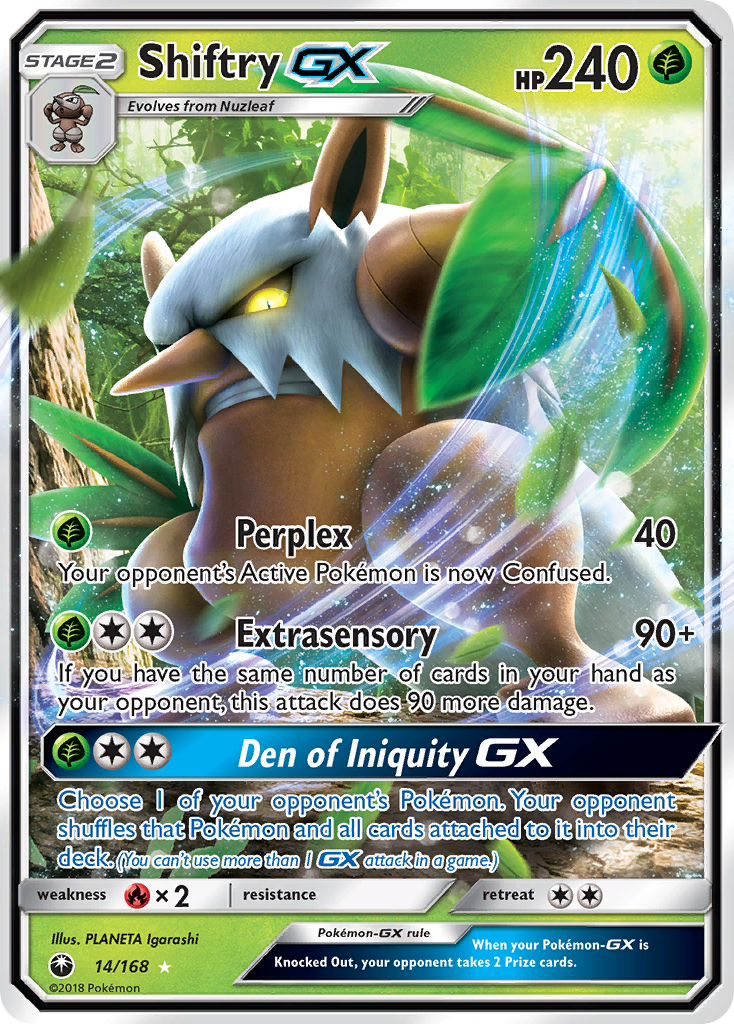 Shiftry GX (14/168) [Sun & Moon: Celestial Storm] | Anubis Games and Hobby