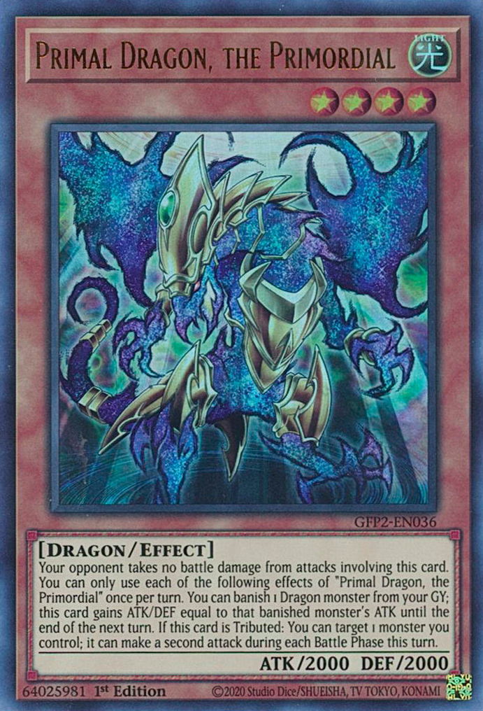 Primal Dragon, the Primordial [GFP2-EN036] Ultra Rare | Anubis Games and Hobby