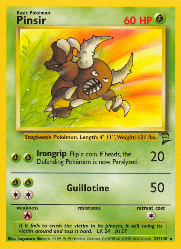 Pinsir (29/130) [Base Set 2] | Anubis Games and Hobby