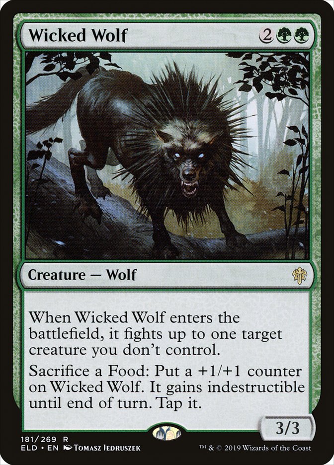 Wicked Wolf [Throne of Eldraine] | Anubis Games and Hobby