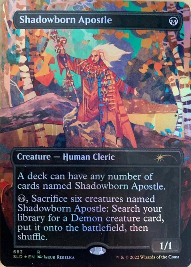 Shadowborn Apostle (Borderless) (683) [Secret Lair Drop Promos] | Anubis Games and Hobby