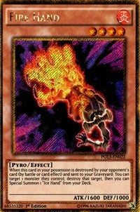 Fire Hand [Premium Gold: Infinite Gold] [PGL3-EN022] | Anubis Games and Hobby