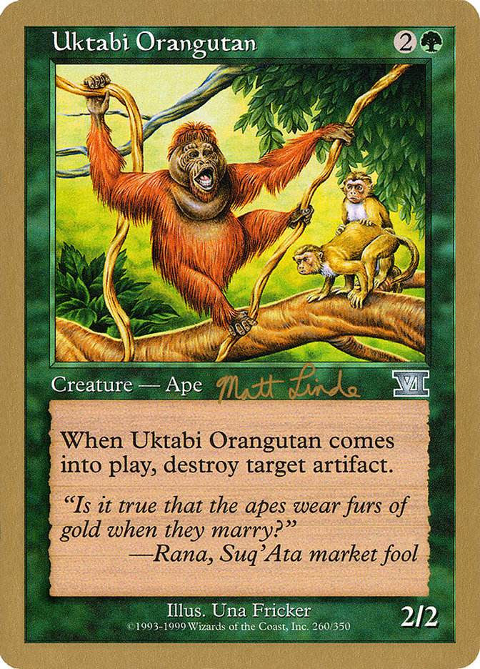 Uktabi Orangutan (Matt Linde) [World Championship Decks 1999] | Anubis Games and Hobby