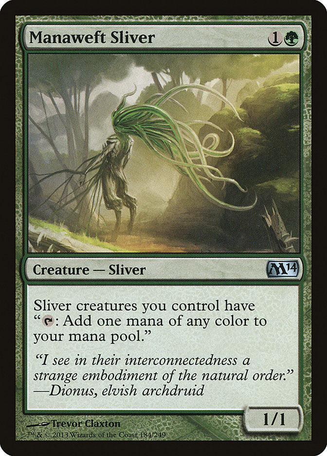 Manaweft Sliver [Magic 2014] | Anubis Games and Hobby