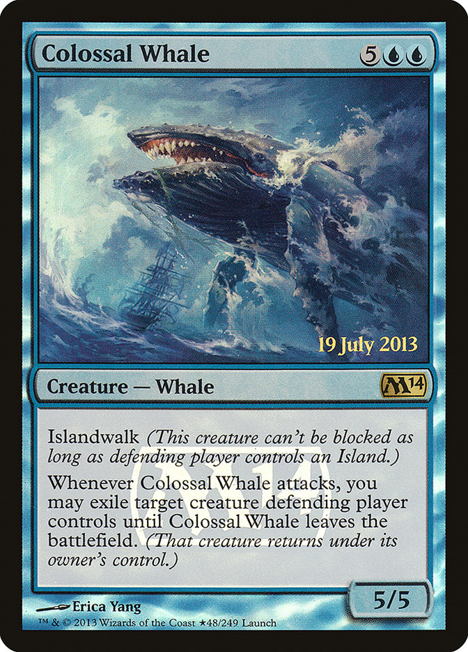 Colossal Whale [Magic 2014 Prerelease Promos] | Anubis Games and Hobby