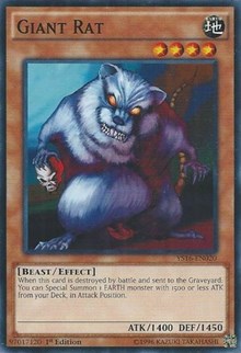 Giant Rat [Starter Deck: Yuya] [YS16-EN020] | Anubis Games and Hobby