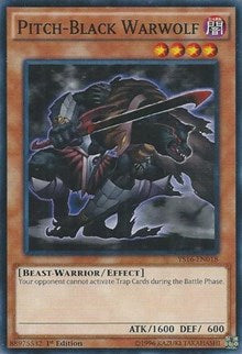 Pitch-Black Warwolf [Starter Deck: Yuya] [YS16-EN018] | Anubis Games and Hobby