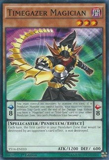 Timegazer Magician [Starter Deck: Yuya] [YS16-EN010] | Anubis Games and Hobby