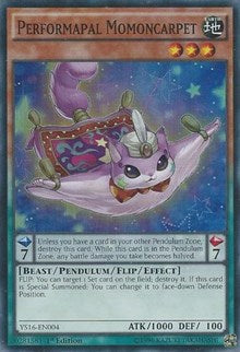 Performapal Momoncarpet [Starter Deck: Yuya] [YS16-EN004] | Anubis Games and Hobby