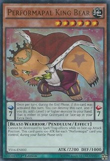 Performapal King Bear [Starter Deck: Yuya] [YS16-EN002] | Anubis Games and Hobby