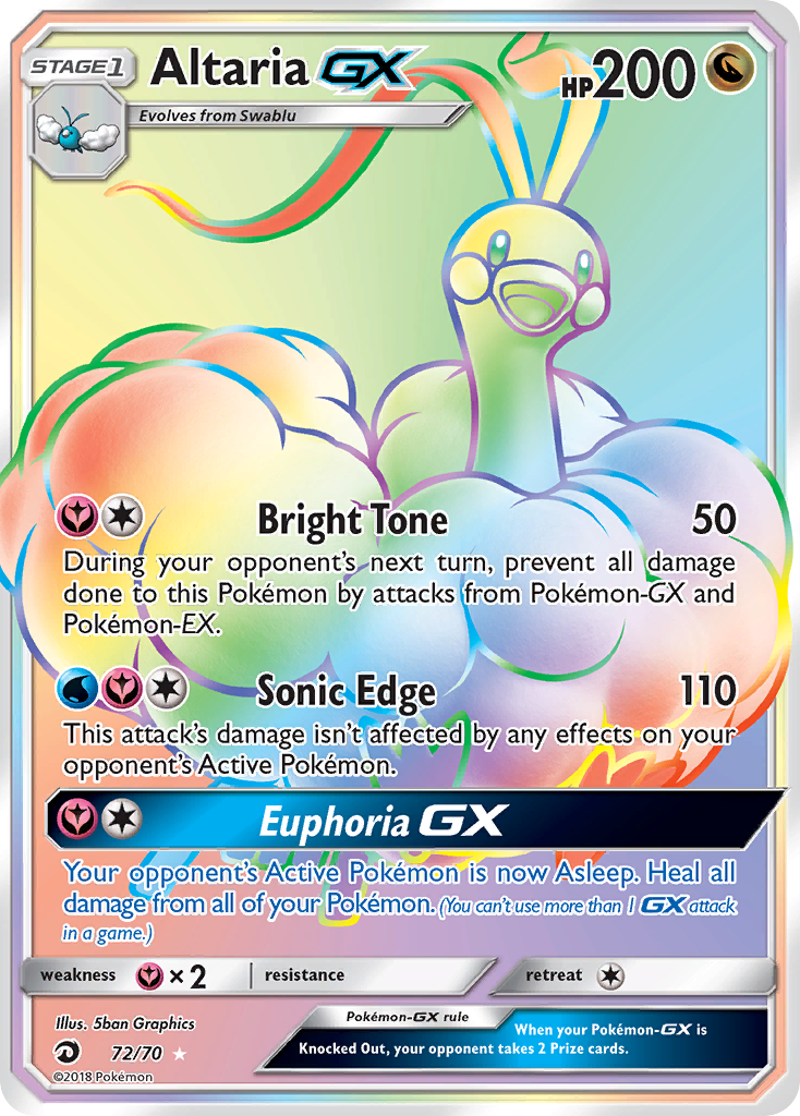 Altaria GX (72/70) [Sun & Moon: Dragon Majesty] | Anubis Games and Hobby