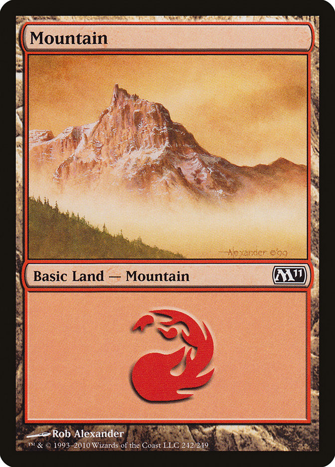 Mountain (242) [Magic 2011] | Anubis Games and Hobby