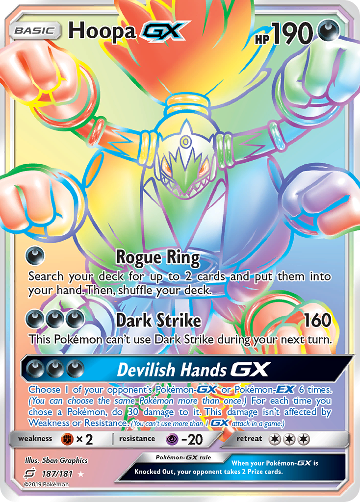 Hoopa GX (187/181) [Sun & Moon: Team Up] | Anubis Games and Hobby