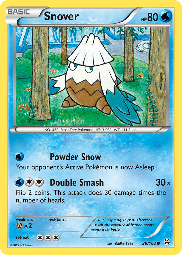 Snover (39/162) [XY: BREAKthrough] | Anubis Games and Hobby