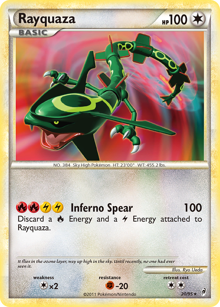 Rayquaza (20/95) [HeartGold & SoulSilver: Call of Legends] | Anubis Games and Hobby