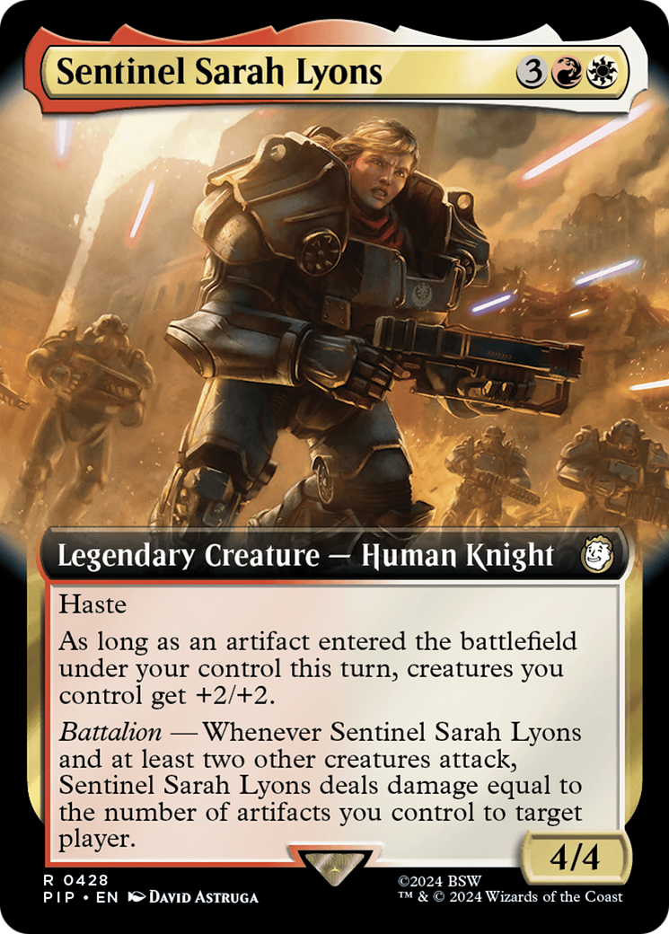 Sentinel Sarah Lyons (Extended Art) [Fallout] | Anubis Games and Hobby