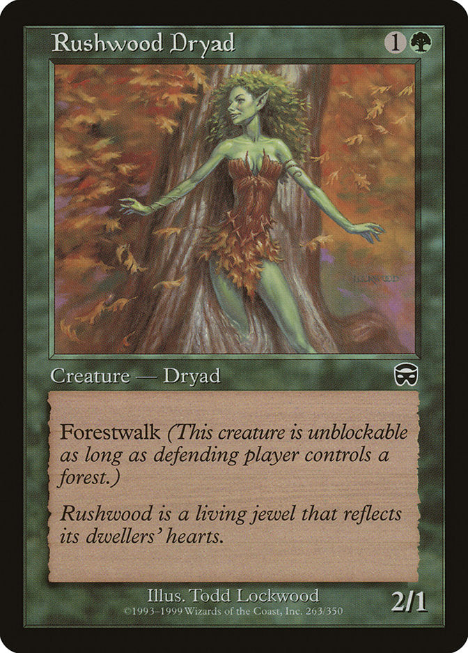 Rushwood Dryad [Mercadian Masques] | Anubis Games and Hobby