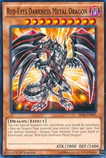 Red-Eyes Darkness Metal Dragon [Structure Deck: Rise of the True Dragons] [SR02-EN009] | Anubis Games and Hobby