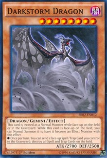 Darkstorm Dragon [Structure Deck: Rise of the True Dragons] [SR02-EN012] | Anubis Games and Hobby