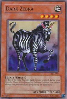 Dark Zebra [Spell Ruler] [SRL-084] | Anubis Games and Hobby