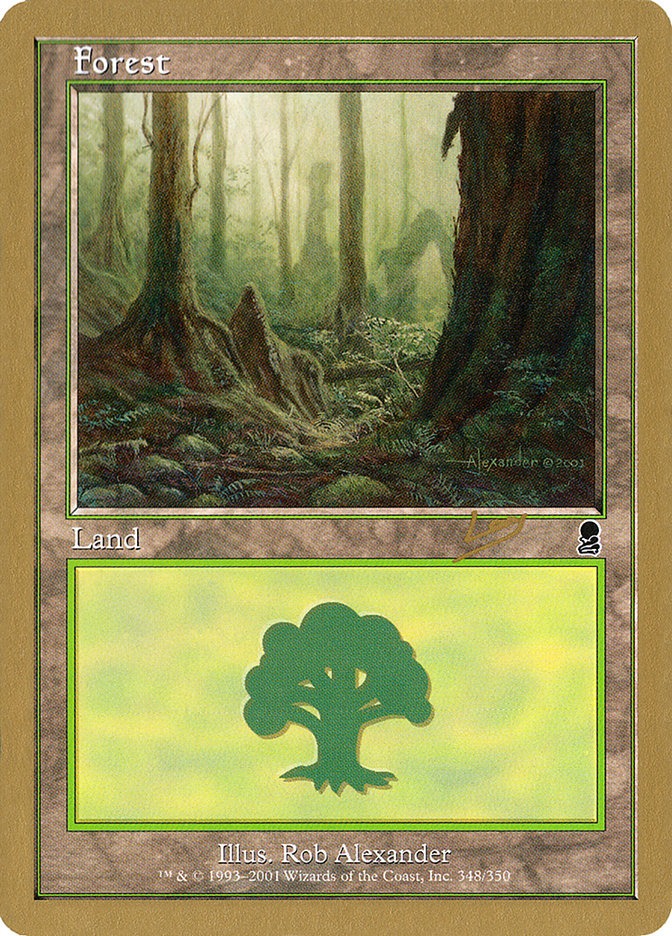 Forest (rl348) (Raphael Levy) [World Championship Decks 2002] | Anubis Games and Hobby