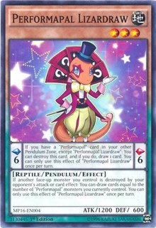 Performapal Lizardraw [2016 Mega-Tins Mega Pack] [MP16-EN004] | Anubis Games and Hobby