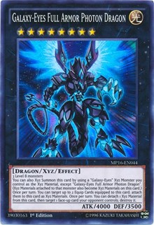 Galaxy-Eyes Full Armor Photon Dragon [2016 Mega-Tins Mega Pack] [MP16-EN044] | Anubis Games and Hobby