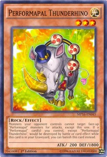 Performapal Thunderhino [2016 Mega-Tins Mega Pack] [MP16-EN045] | Anubis Games and Hobby