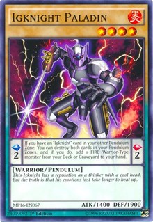 Igknight Paladin [2016 Mega-Tins Mega Pack] [MP16-EN067] | Anubis Games and Hobby