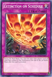 Extinction on Schedule [2016 Mega-Tins Mega Pack] [MP16-EN097] | Anubis Games and Hobby