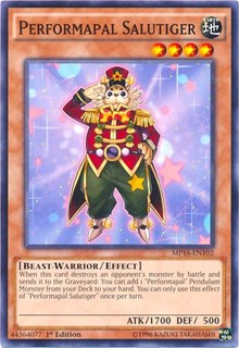 Performapal Salutiger [2016 Mega-Tins Mega Pack] [MP16-EN102] | Anubis Games and Hobby