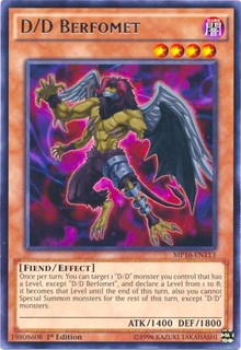 D/D Berfomet [2016 Mega-Tins Mega Pack] [MP16-EN113] | Anubis Games and Hobby