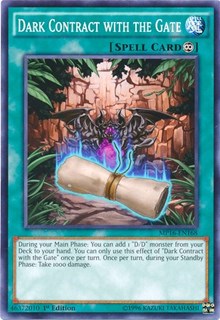 Dark Contract with the Gate [2016 Mega-Tins Mega Pack] [MP16-EN168] | Anubis Games and Hobby