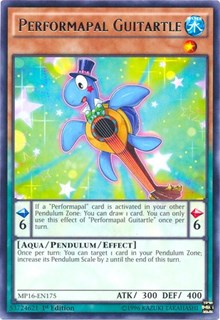 Performapal Guitartle [2016 Mega-Tins Mega Pack] [MP16-EN175] | Anubis Games and Hobby