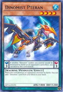 Dinomist Pteran [2016 Mega-Tins Mega Pack] [MP16-EN195] | Anubis Games and Hobby