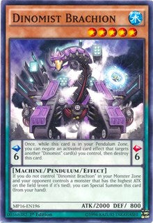 Dinomist Brachion [2016 Mega-Tins Mega Pack] [MP16-EN196] | Anubis Games and Hobby